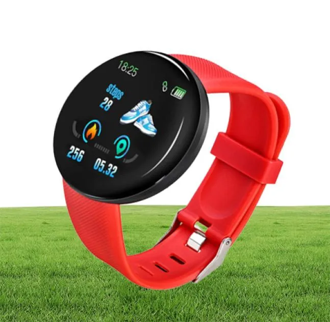 D18 Smart Watch Betoth Men Kvinnor Sleep Tracker Heart Tracke Smartwatch Blood Pressure Oxygen Sports Watches For Android CEL5494721