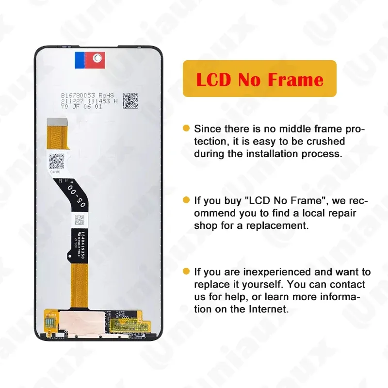 Für Original Motorola Moto G60s XT2133 LCD Display Touch Rahmen Reparatur bl