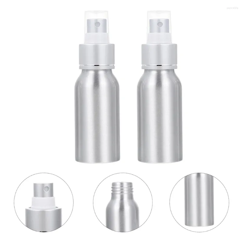 Bouteilles de stockage 2 pcs Bitters Vaporisateur Mini Cocktail Atomiseur En Bouteille Pulvérisateur Pour Parfum Café Accessoires Bar Aluminium Voyage