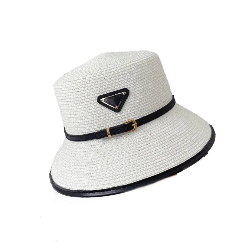Boş zaman Casquette Homme Yaz Plajı Şapka Nefes Alabilir Geniş Brim Valentine S Günü Hediye Unisex Tasarımcı Kapı Giyim Rahat P Lüks Örme Şapkalar Çift Stil PJ088 H4