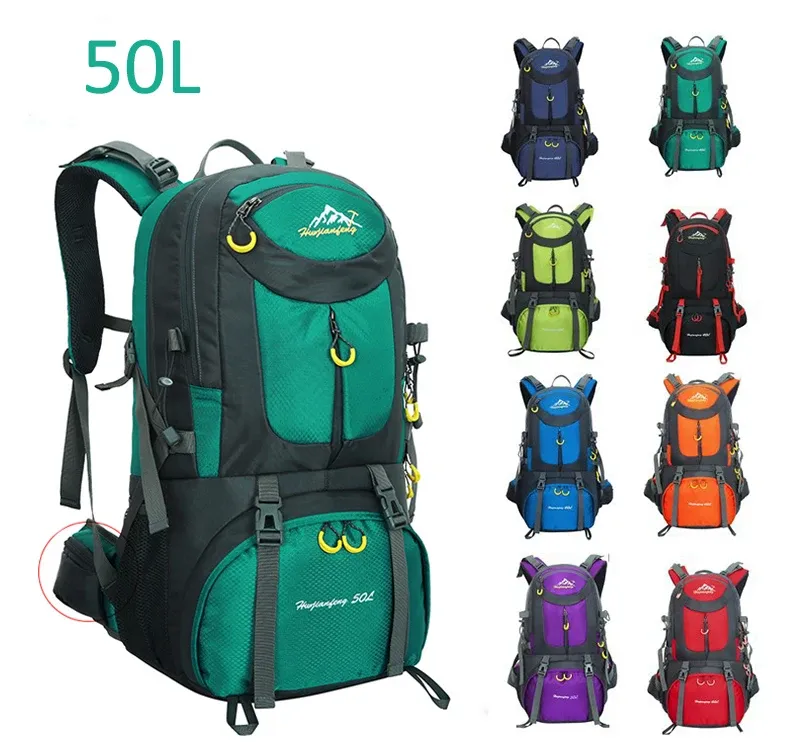 Sacs 40/50/60L sac à dos en plein air Camping randonnée escalade sac étanche alpinisme randonnée sacs à dos Molle sac de Sport sac à dos