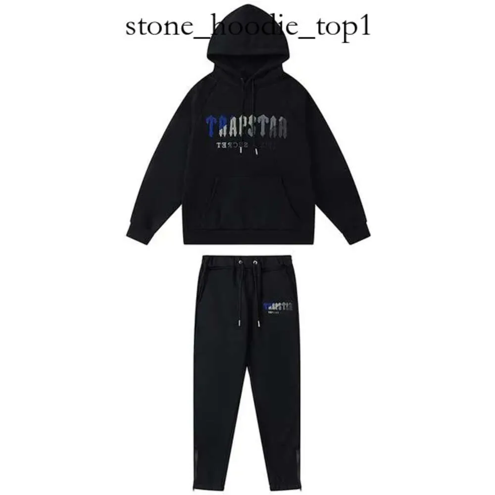 Trapstar Haute Qualité Designer Survêtement Luxuxry Tendance Hommes Femmes Lâche Trapstar Survêtement Lettre Casual Trapstar Shooters Sweat-shirt et Pantalon de survêtement 2525