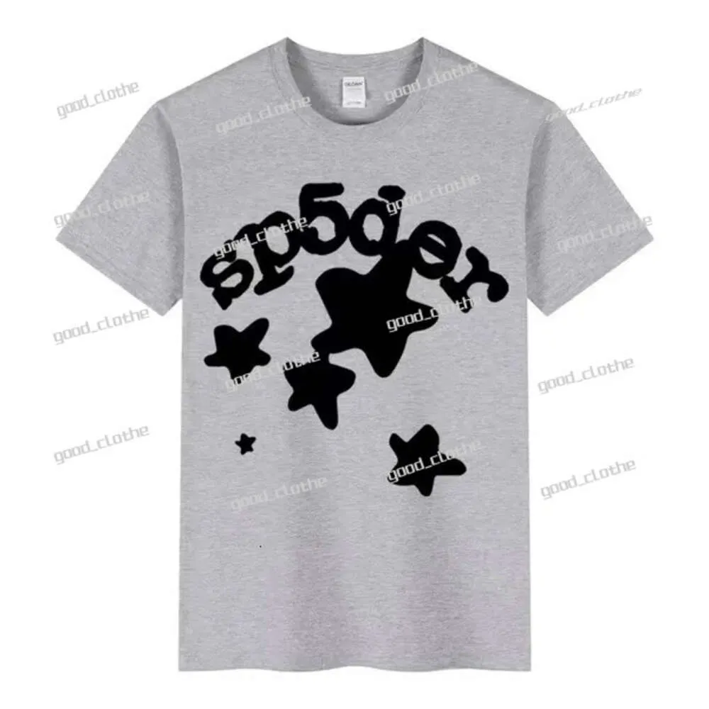 FEAR of Heren T-shirts Poloshirt Sp5der Spider 555 Dames T-shirt Mode Straatkleding Webpatroon Zomer Sportkleding Designer Topmerken 777