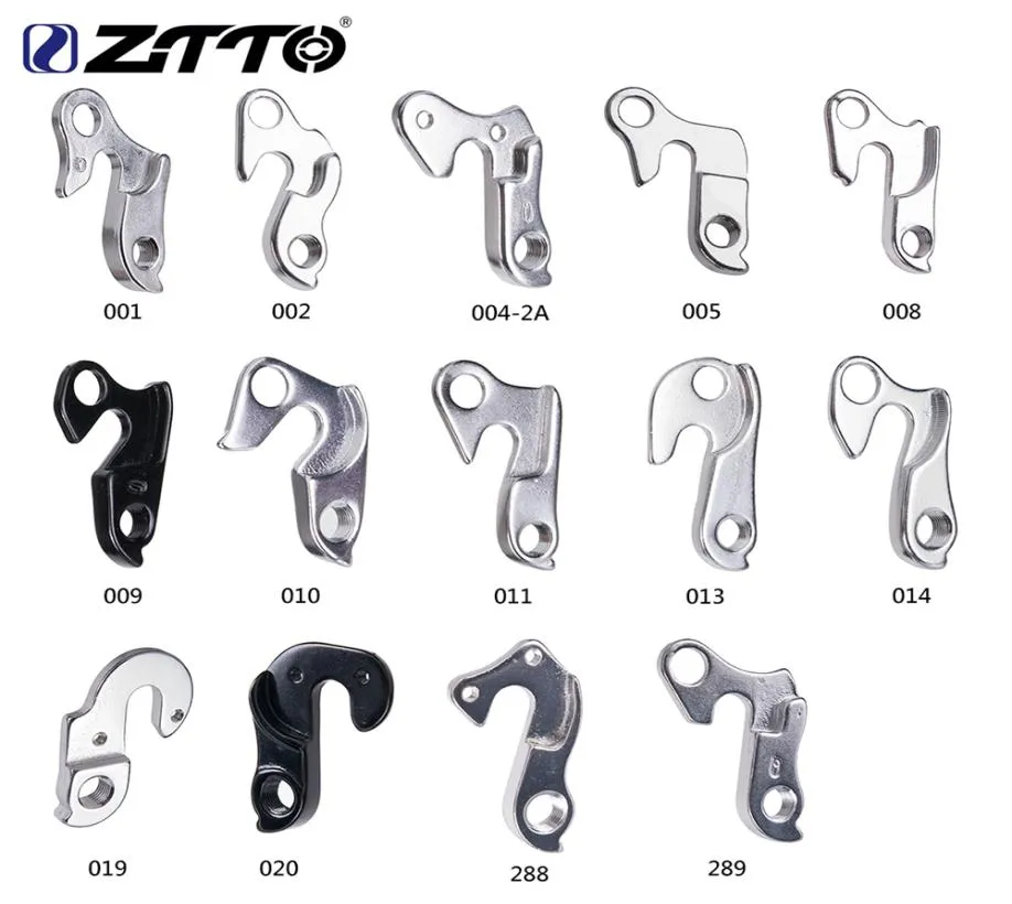 ZTTO 1Pc AlloyCycling Road Bicycle Mountain Bike Frame MTB Gear Rear Derailleur Hanger Dropout Frame Tail Hook With Screws9878872