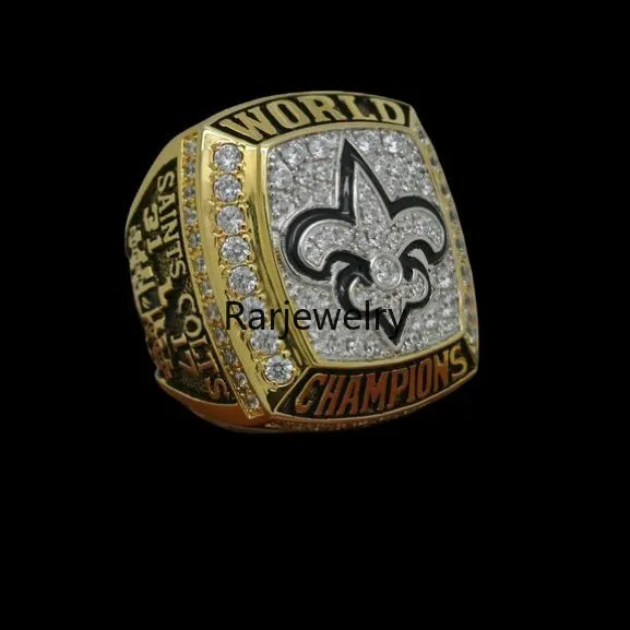 Luxury 2009-2023 Super Bowl Championship Ring Designer 14K Gold Football Champions Pierścienie gwiazda Diamond Biżuteria do męskich kobiet
