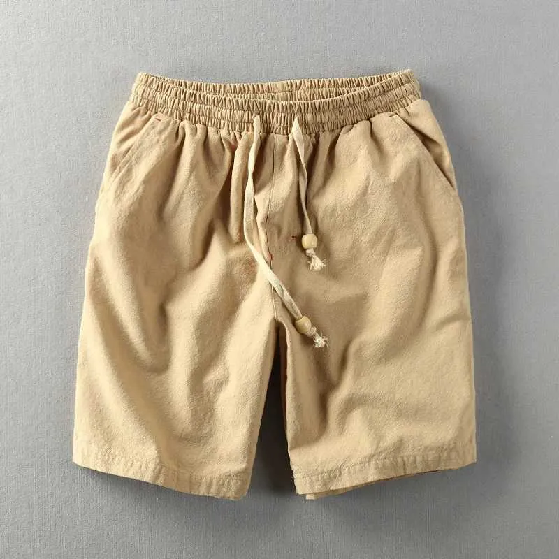 Shorts pour hommes Été vente chaude hommes coton lin Shorts décontracté lâche Capris jeunesse respirant plage Shorts grande taille 6XL 5XL 4XLC240402