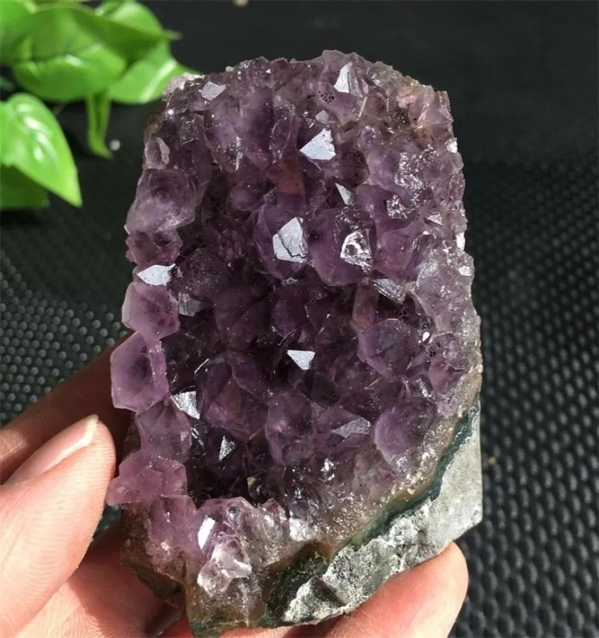 3501200g Natural amethyst cluster quartz crystal geode specimen healing T2001176613236