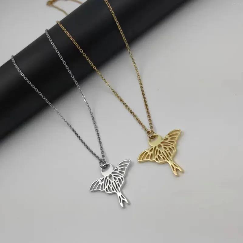 Pendentif Colliers Collier Papillon Bijoux Bug Lune Papillon Pour Femmes Hommes Filles