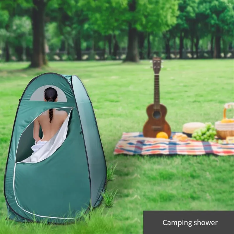 Camp Furniture Portable Outdoor -up Toilet Dressing Fitting Room Privacy Shelter Tent Army Green