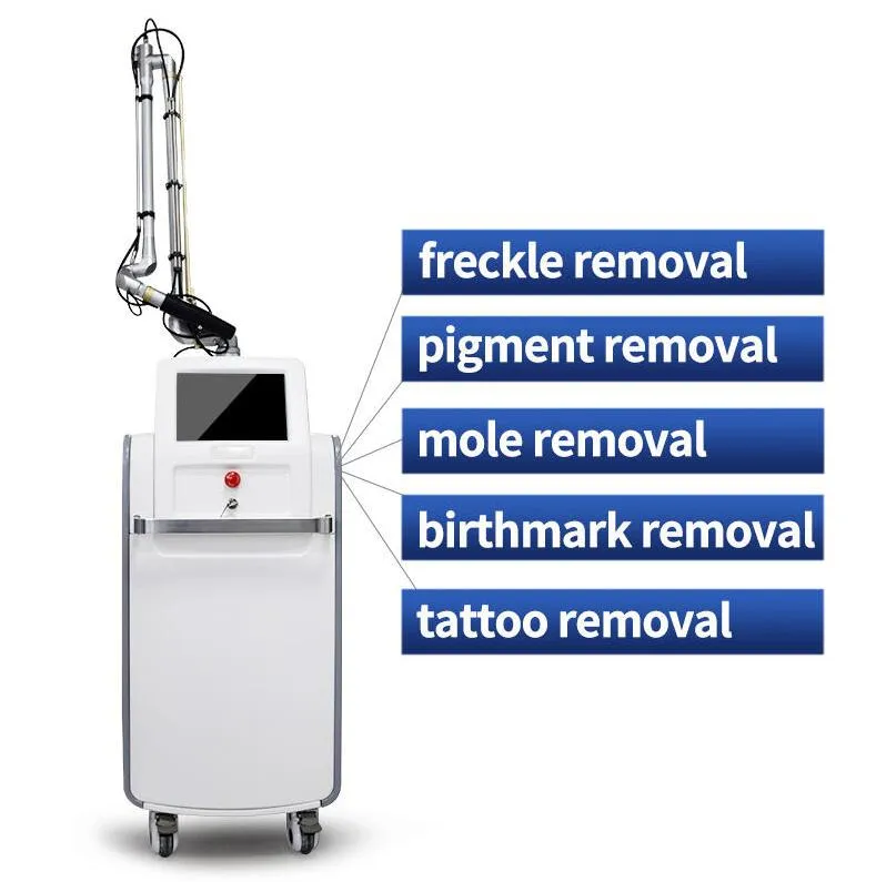 Directly result pico tattoo removal laser Skin Tendering Pigment Remove Picosecond Spot colorful Tattoo freckle Removal 532nm 755 1064nm carbon Beauty machine