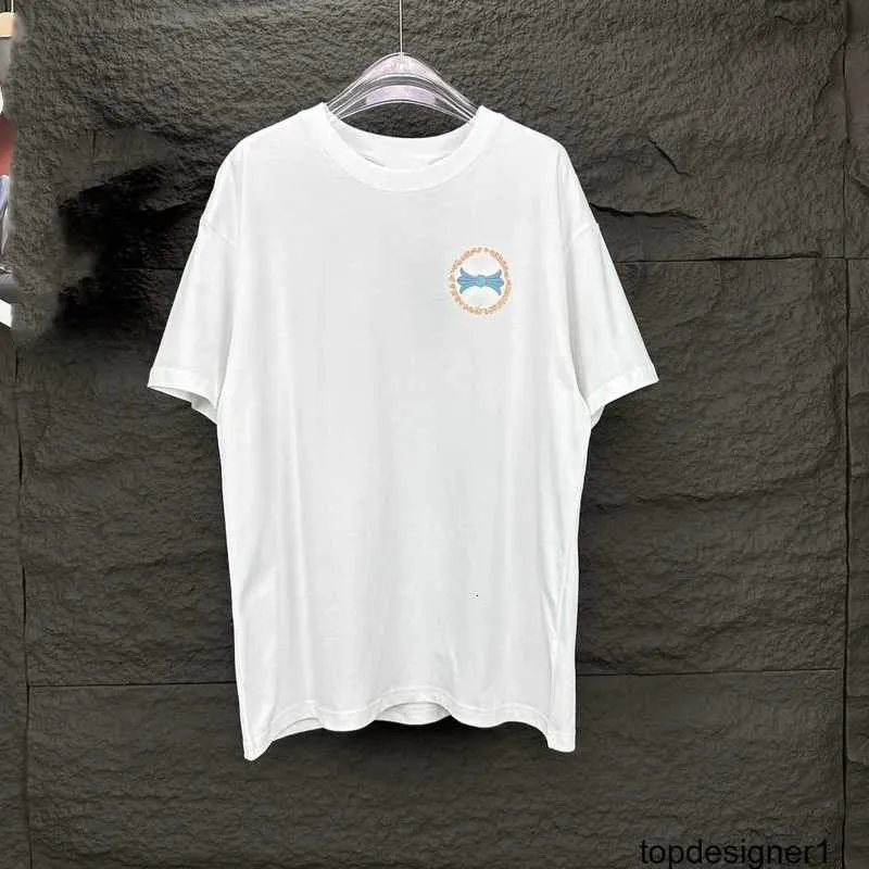Projektant Crookee PRAWA WYSOKIEJ WYSOKIEJ WYSOKIEJ WYSOKIEJ WYSOKIEJ WYSOKIEJ WYKORZYSTAJĄCY 24SS NOWOŚĆ Cross Rune T-shirt z krótkim rękawem Wszechstronny styl mody HG3D