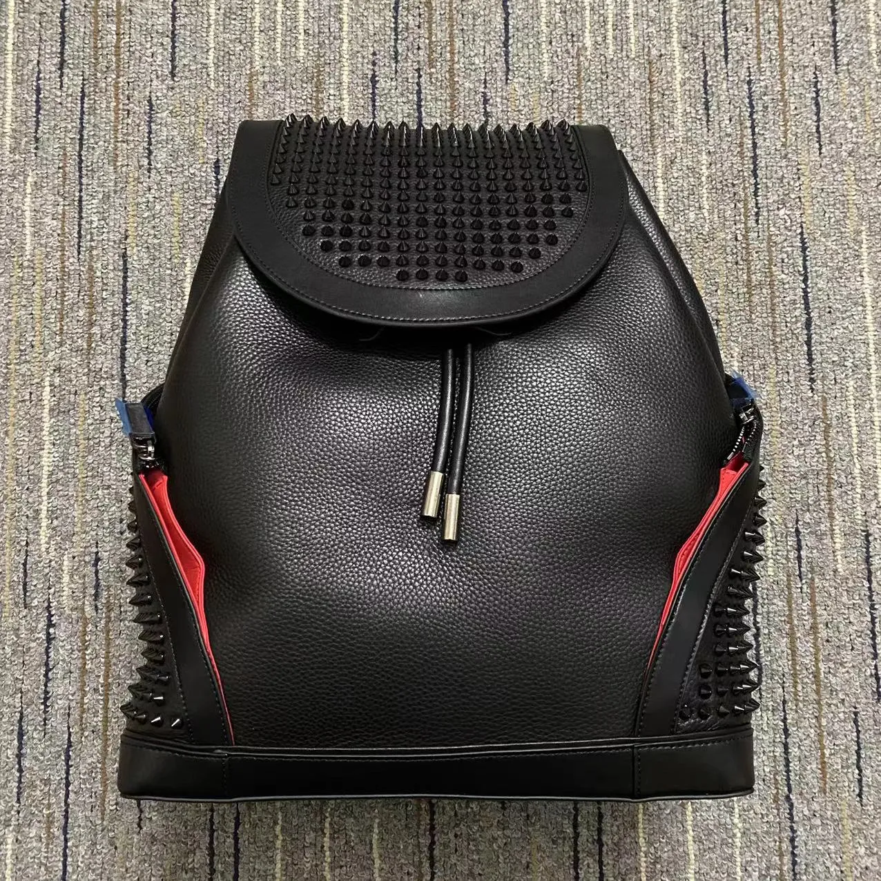 Designer Mode Klinknagel Rugzak Dames Heren Redbottoms luxe Schoudertas mode handtas hoge kwaliteit echt leer Totes Voor meisjes jongens Schooltas