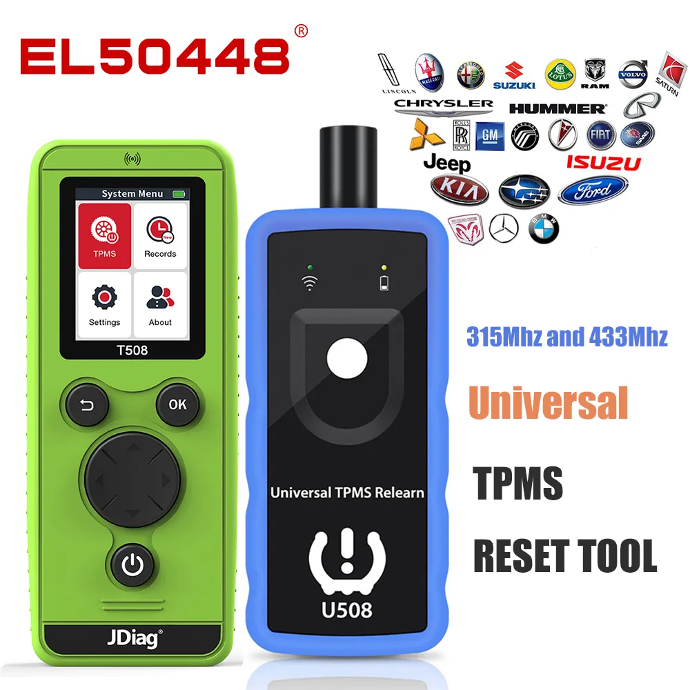 EL50448 TPMS Relearn Tool – Tire Pressure Monitor Activation / Programming For Most Vehicles
