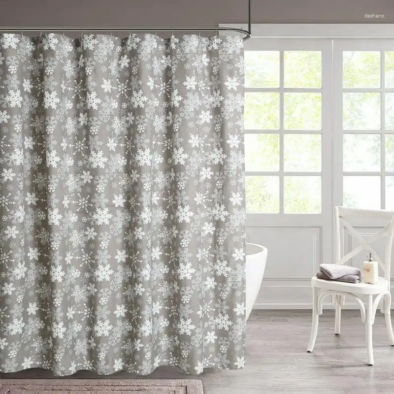 Shower Curtains 13-piece Curtain Set Grey