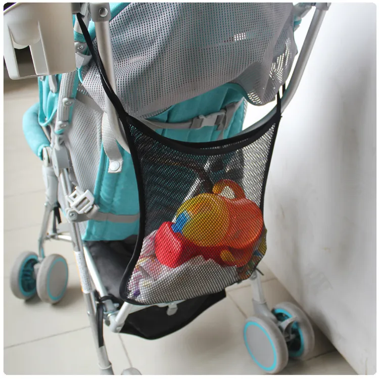 Spot toptan bebek arabası örgü çanta depolama çantası bebek arabası depolama çantası