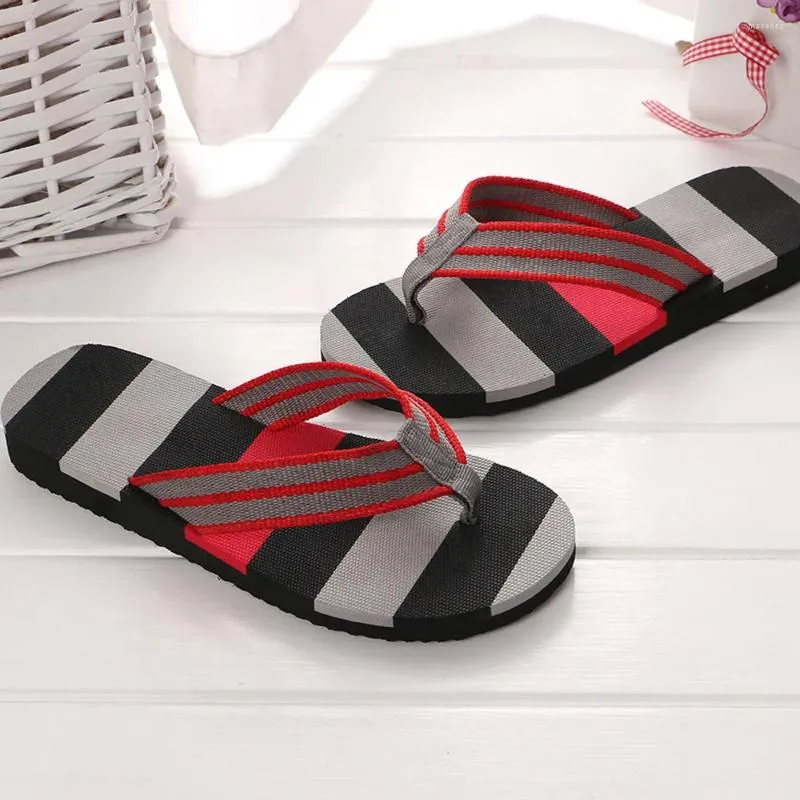 Casual Shoes 2024 Summer Men tofflor EVA Randiga Flip Flops Beach Sandals Non-Slip Indoor Outdoor Pantuflas Storlek 40-44