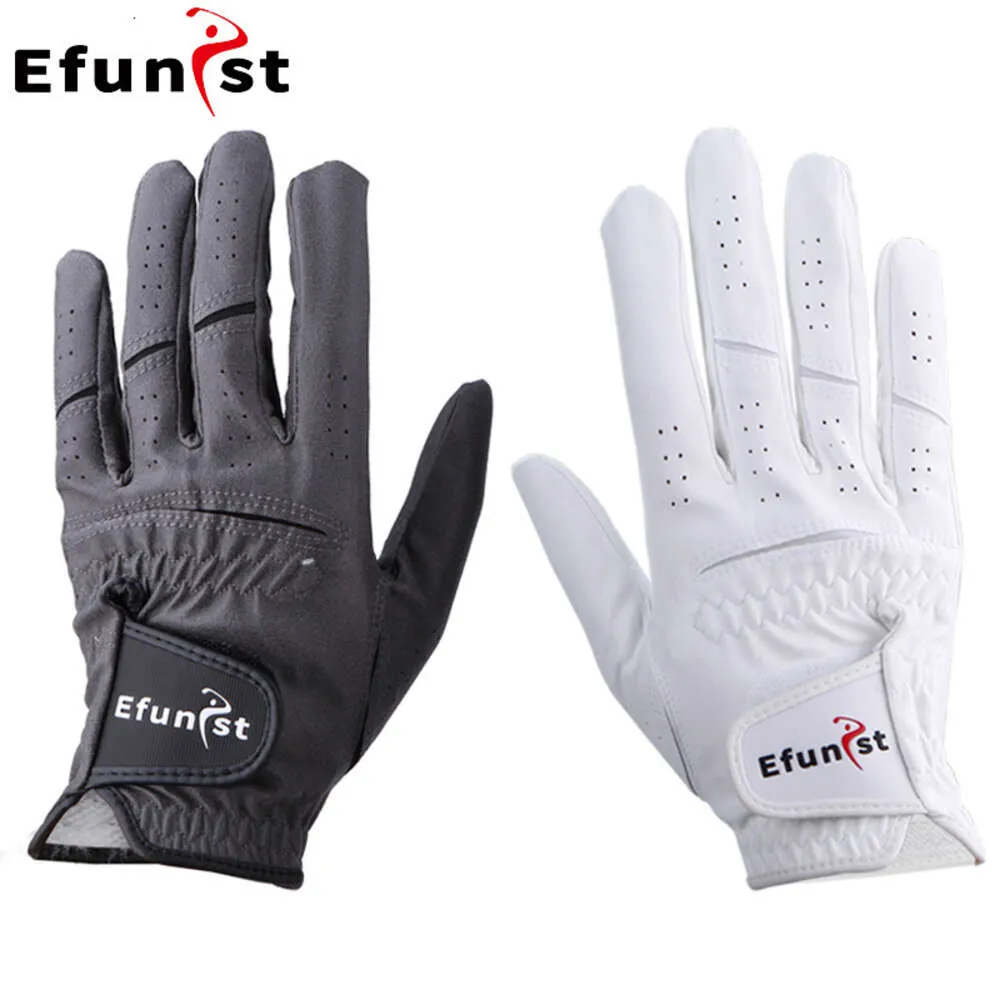 Luvas de grife Efunist Golf Masculino Malha Respirável Antiderrapante Nano Luvas Esportivas disponíveis em 6 cores para uma mão