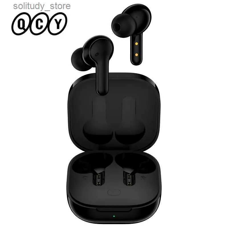 Cell Phone Earphones QCY T13 Wireless Smart Earphones BT5.1 TWS Earphones 4 Mic ENC HD Call Earphones Touch Control Earphones Long standby 40H Q240402