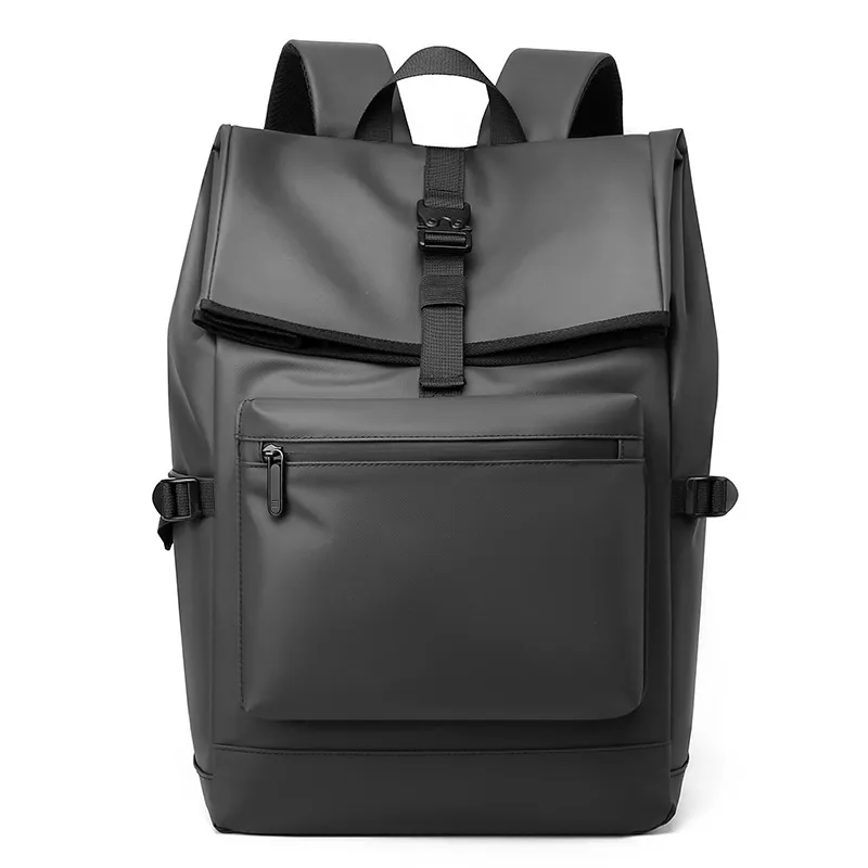 Zaino da viaggio leggero in nylon da uomo Zaino da scuola di design Zaino casual Borsa per laptop da uomo casual con grandi tasche frontali borse a tracolla con manico sportivo multifunzione