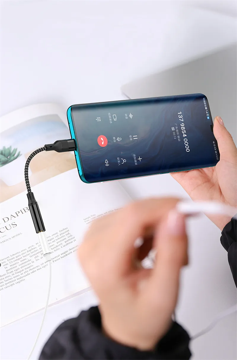 Audio Adapter 3.5mm Earphone Jack Digital Converter Type C Audio ...