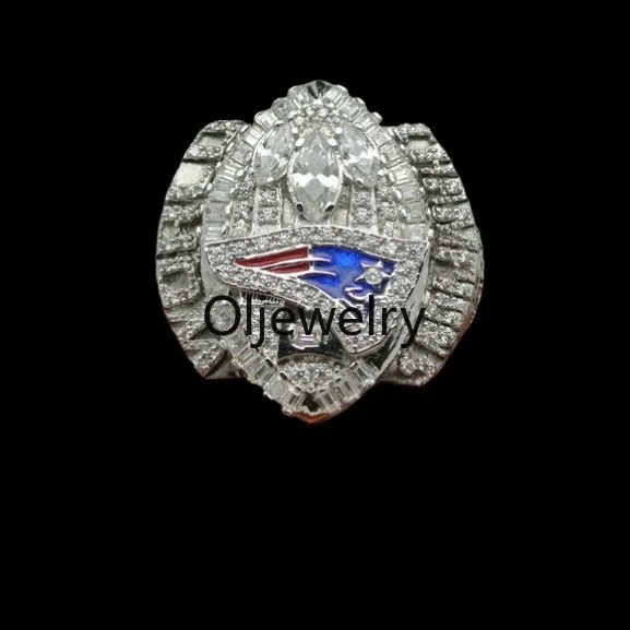 Роскошь 2004-2023 гг. Суперкубок Чемпионат Дизайнер кольца 14 тыс. Золотой футбольный чемпионы звонят Diamond Sport Jewelry для Mens Womens