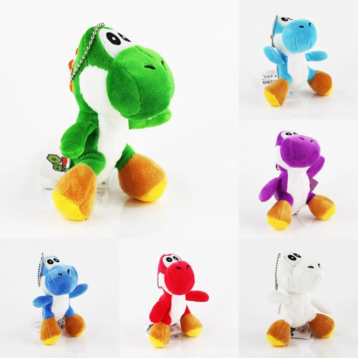 10cm cartoon toy Yaoxi plush doll green small dinosaur plush 10 color sitting style birthday and holiday gift