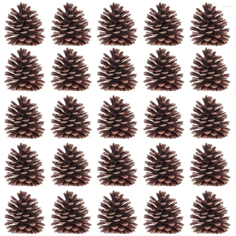 Vasos toymytoy 50 pçs 6-8cm natal natural pinho cones decoração de árvore de natal decoração artesanato casa cozinha inverno