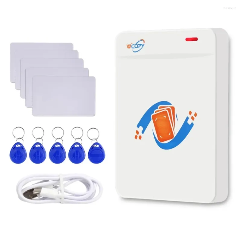 Sleutelhangers RFID Copier Duplicator Lezer Schrijver 125 KHz 13.56 MHz USB Programmeur Sleutelaanhangers UID T5577 Herschrijfbare Ondersteuning NFC Telefoon