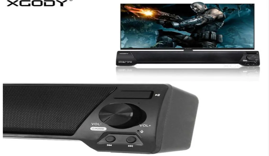 XGODY LP09 for TV PC Phone TF Bluetooth Speaker 10W Home Theater Audio Receiver Music Center Sound Bar with FM Radio3992066