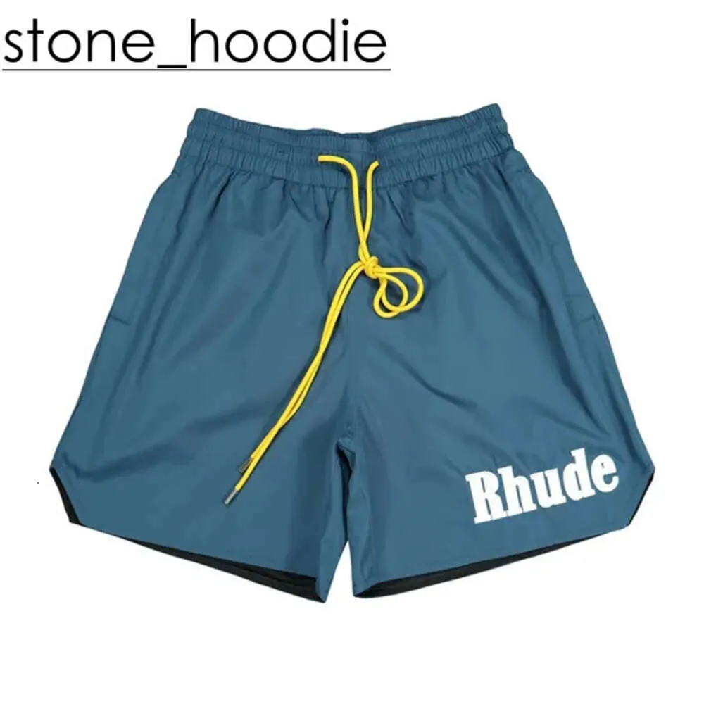 Rhude Shorts Men Designer Shorts Wysokiej jakości TrckSuit luksusowe modne spodnie uliczne luźne i cmofortable sprots rhude szorty damskie swobodne szybkie suche szorty 5619