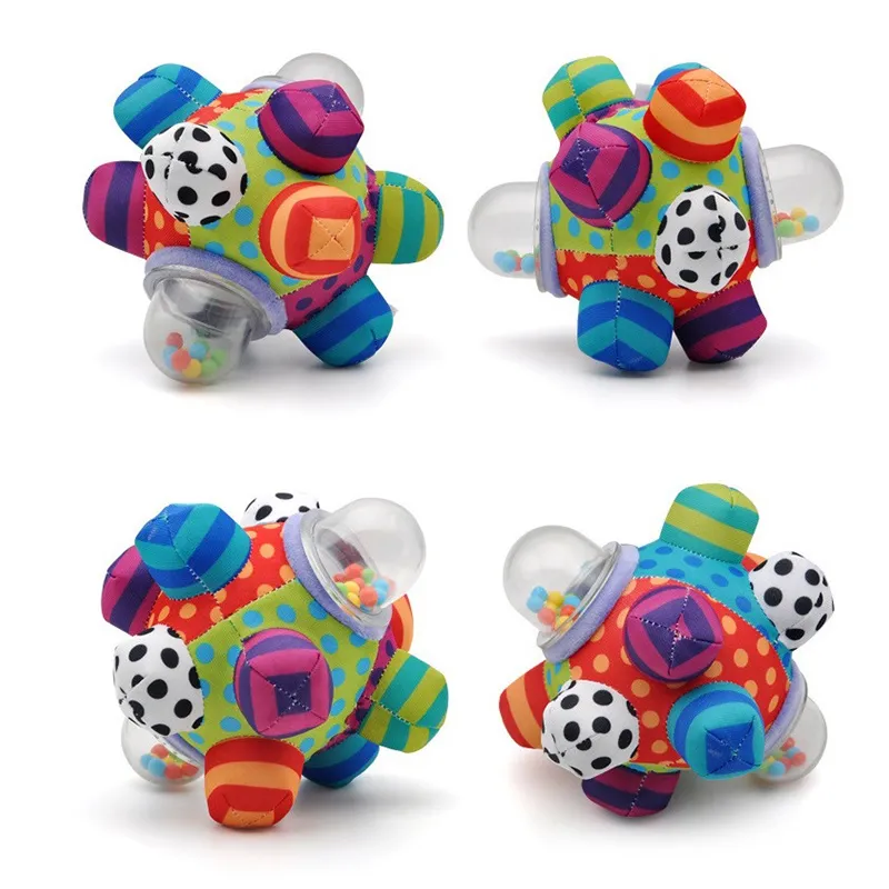 Toddlers Sensory Bell Toys Cognitive Development Ball Rattles For ...