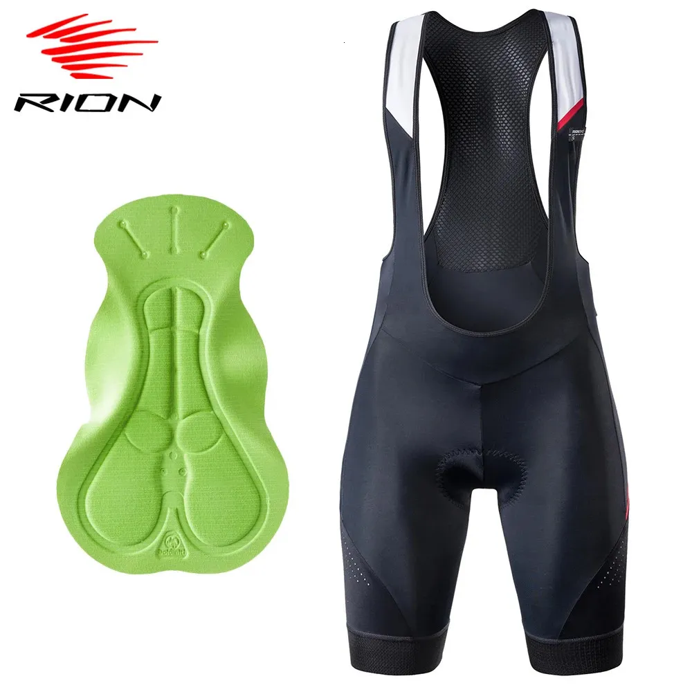 Rion män cykling shorts cykel slitage cykel tights män padding haklapp shorts elastisk gränssnitt cyklist bibshort kläder motorcykel 240319