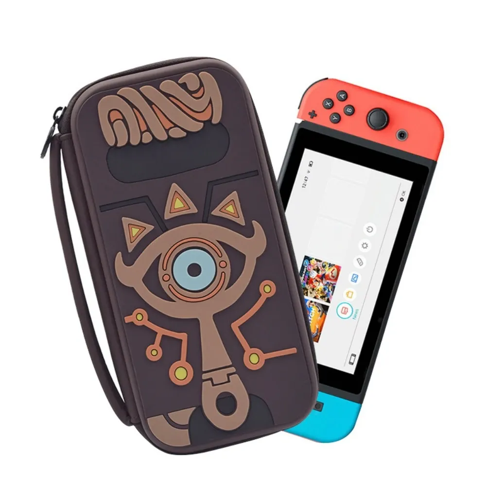 Sacs pour Sheikah Slate Style Storage Sac pour NS Switch Game Console avec carte Slot Soft Protective Base for Nintend Switch