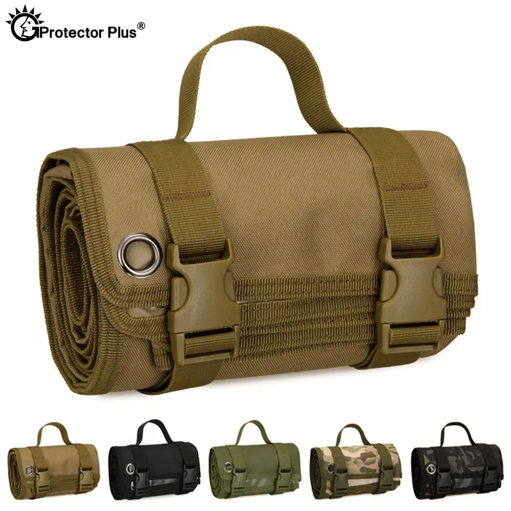 Bolsas Protector Plus Tactical Shooting Mat Roll Up Treinamento PRACO Impermeável Fold Picnic Piquenique ao ar livre Campo de camping Range Clanta Z525