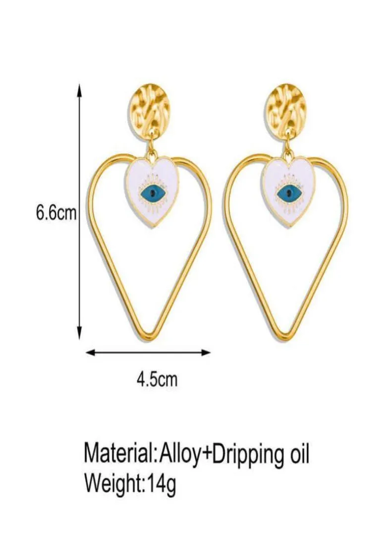 Stud Fashion Lip för uttalande Boho Eye Jewelry Geometric Heart Women Earrings Pearl Hollow2238120