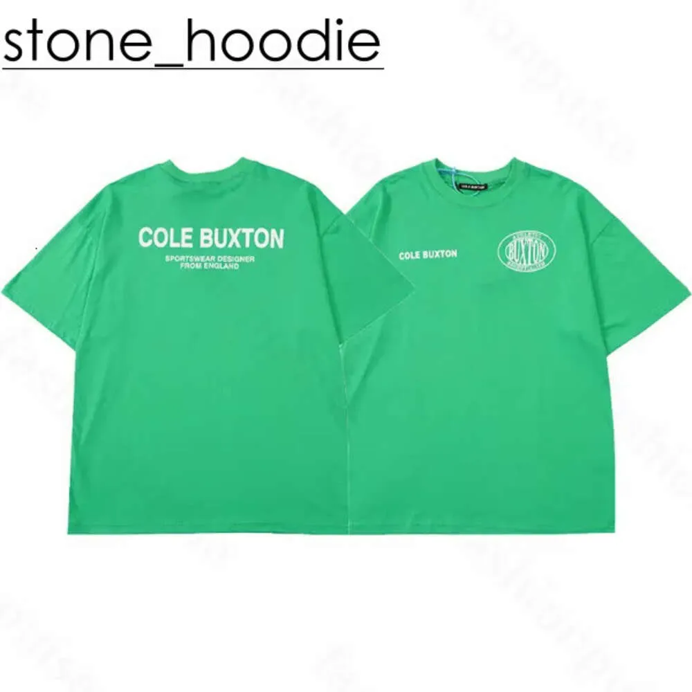 Cole Buxton Hoge kwaliteit Designer Heren T-shirt Zomer Los Cole Buxton T-shirt Heren Dames Luxe Mode Klassiek Slogan Print Top Tee met Cole Tag 5618