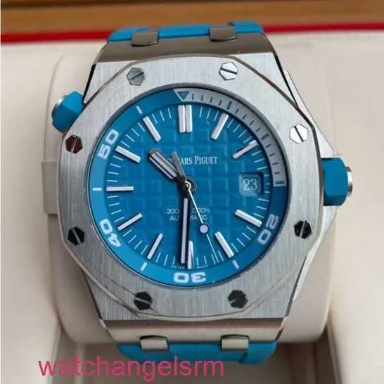 AP Chronograaf Horloge Royal Oak Offshore Series 15710ST Precisiestaal Limited Edition Blauwe Plaat Herenmode Vrije tijd Zakelijk Sport Duiken Mechanisch Horloge