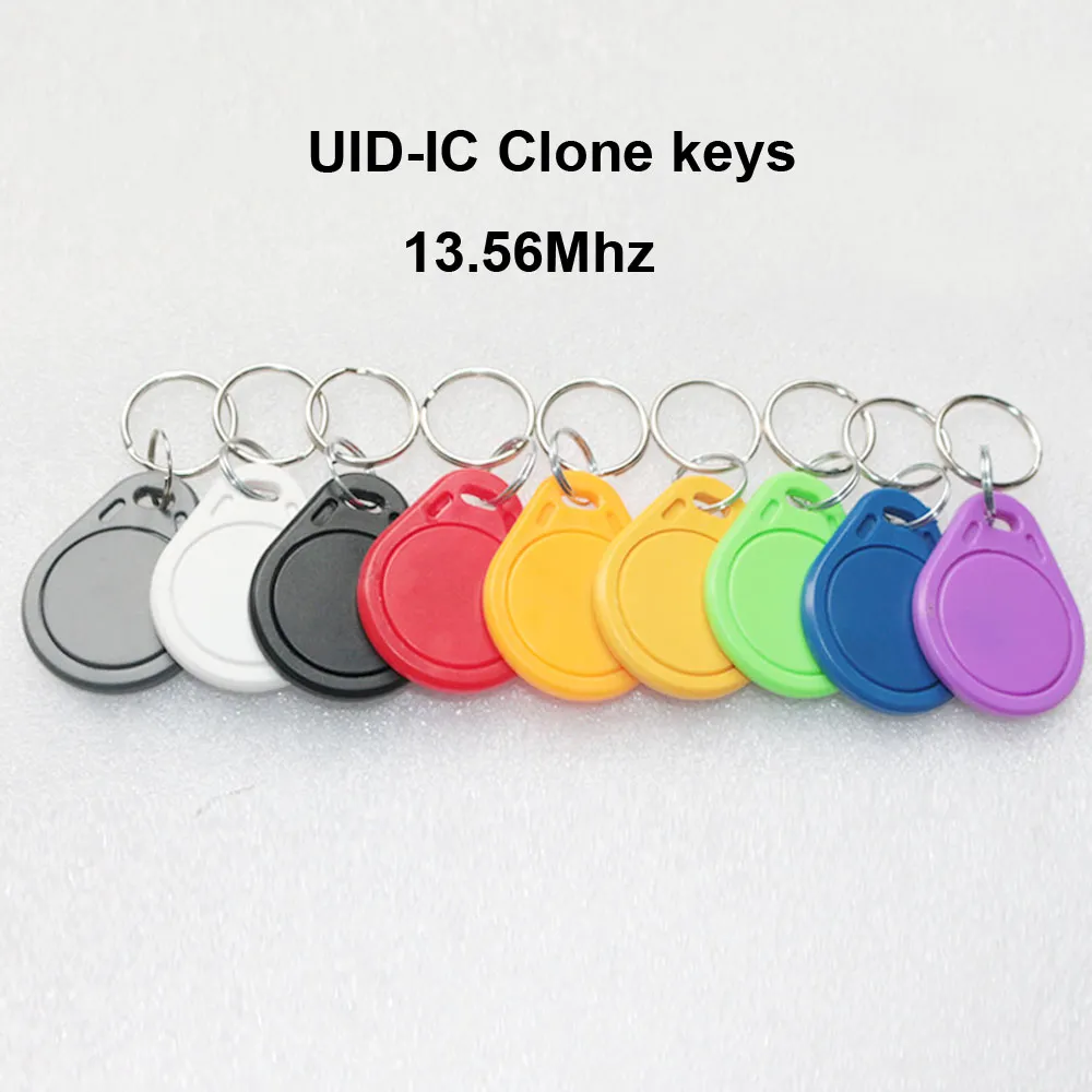 5 Pack 13.56MHz Changeable UID Clone Key Fobs - NFC Copy Card IC Keyfob ...