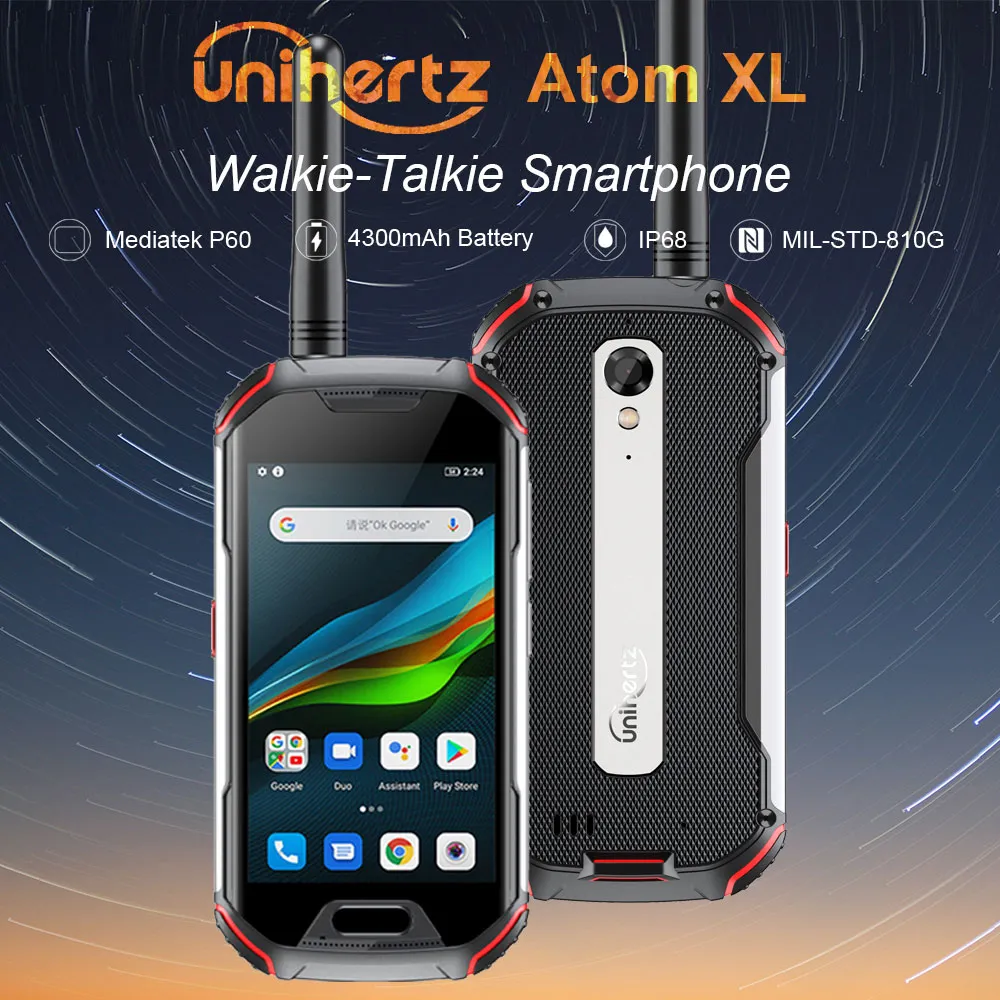 Unihertz Atom XL - Rugged Waterproof Unlocked android