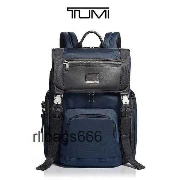 2 Designer -Kapazitäts -Rucksack Alpha Tumiis Herren Bag Pack Herren Großer Business Splice Travel Computer Tumii Back Zwf1