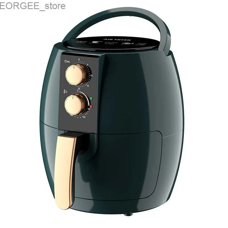 Air Fryers 5L air fryer with large capacity BW-3011 intelligent smokeless French fryer manufacturer multifunctional electric fryer 1350W Y240402