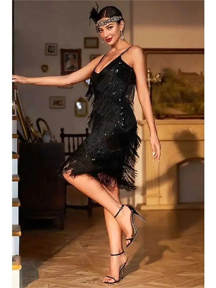 chinese dress ladies Cleo 1920s Flapper Dress main image 1