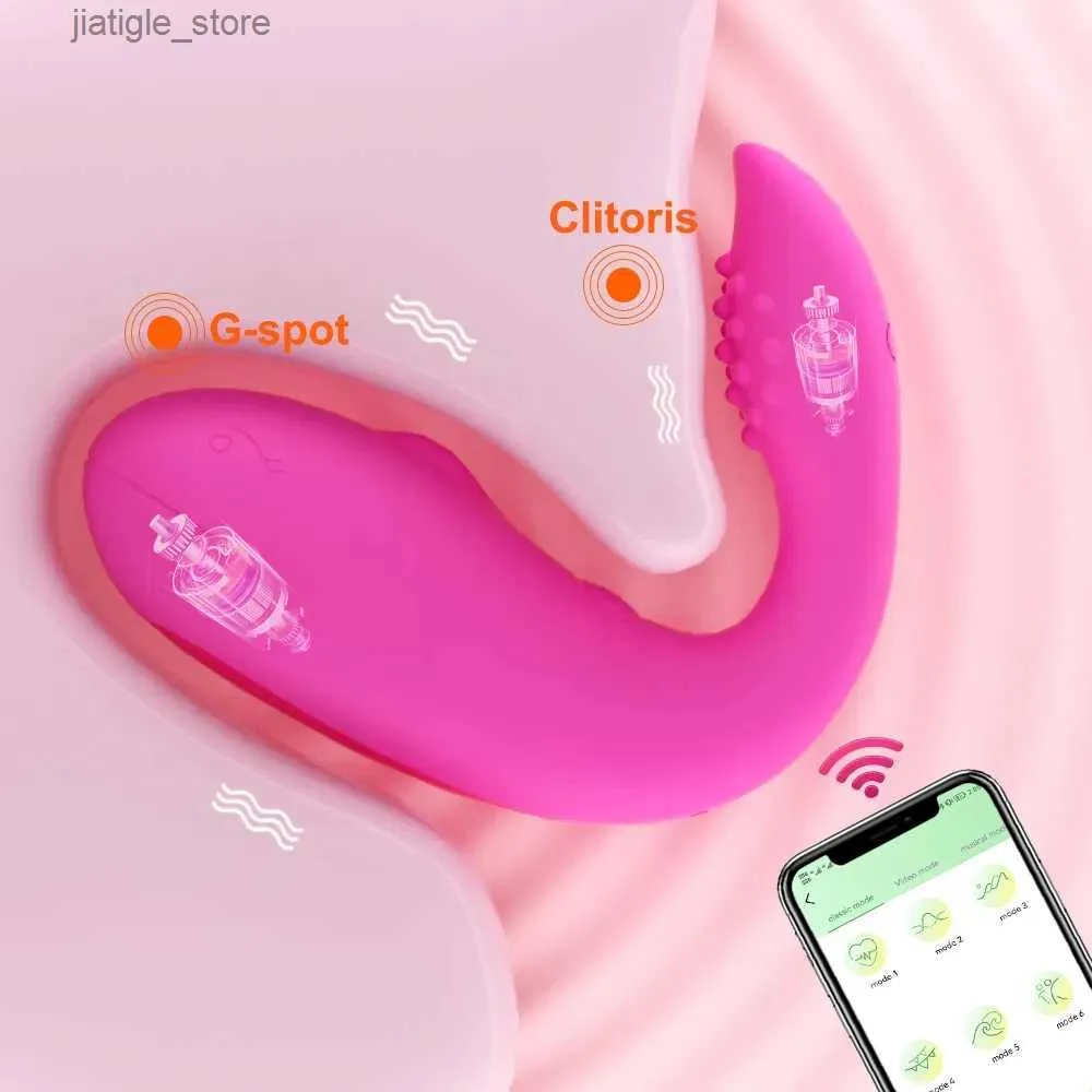 Wireless Bluetooth Clitoral Vibrator for Women, Wearable G-Spot Vibrator,  Remote Control Adult Vibrator for Couples, Waterproof Rechargeable Love Toy