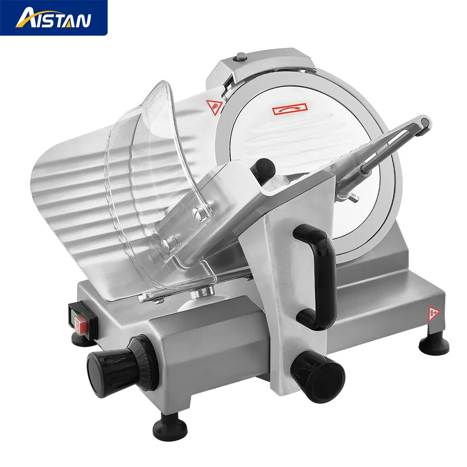 HBS220A Semi Automatic Electric Meat Slicer Cutter Industrial Frozen Meat Slicer