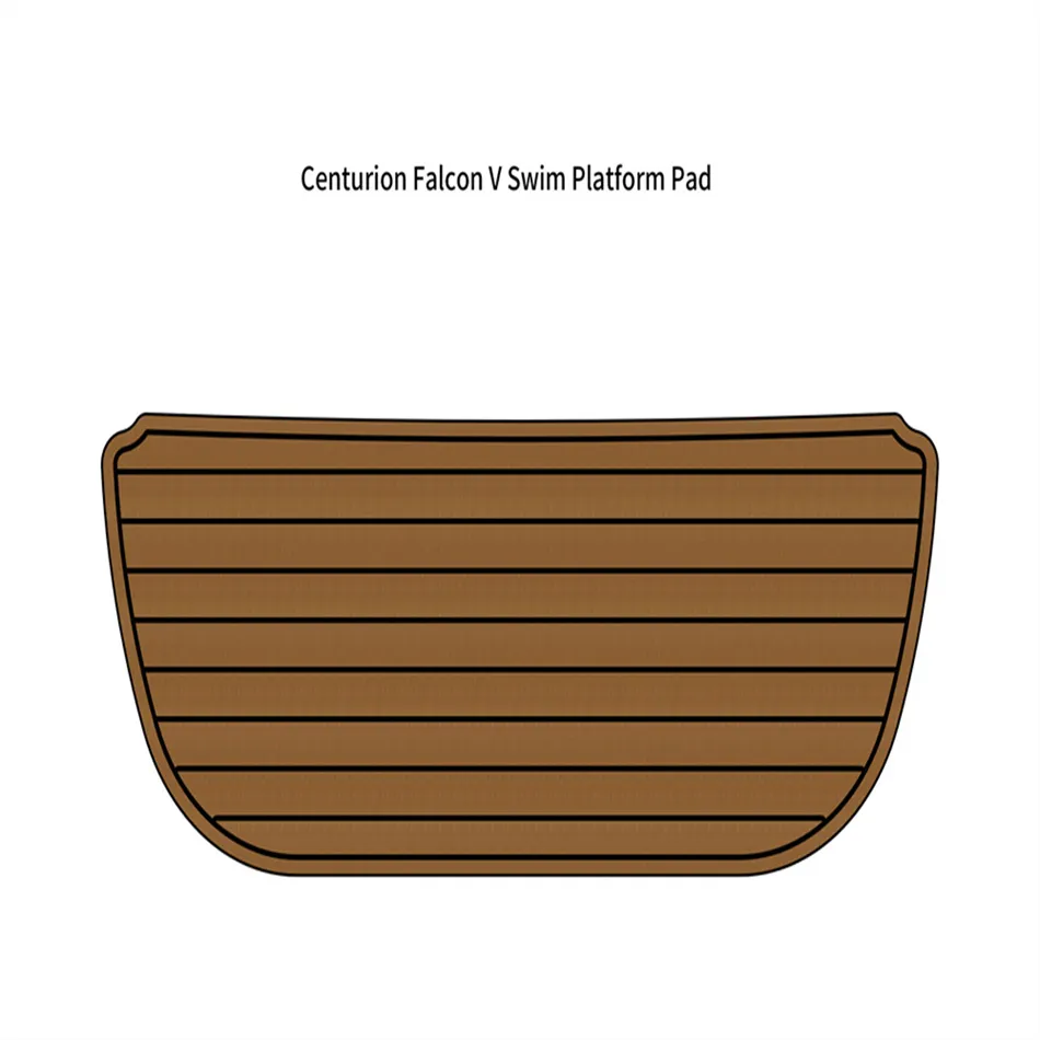 zy Centurion Falcon V Piattaforma da bagno Step Pad Barca Schiuma EVA Finto teak Tappetino Supporto autoadesivo SeaDek Gatorstep Style Pads