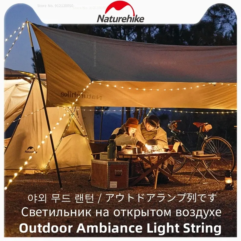 Outils Naturehike – chaîne de lumière ambiante extérieure, Portable, Festival, décorative, lampes de Camping, chaîne lumineuse multifonctionnelle