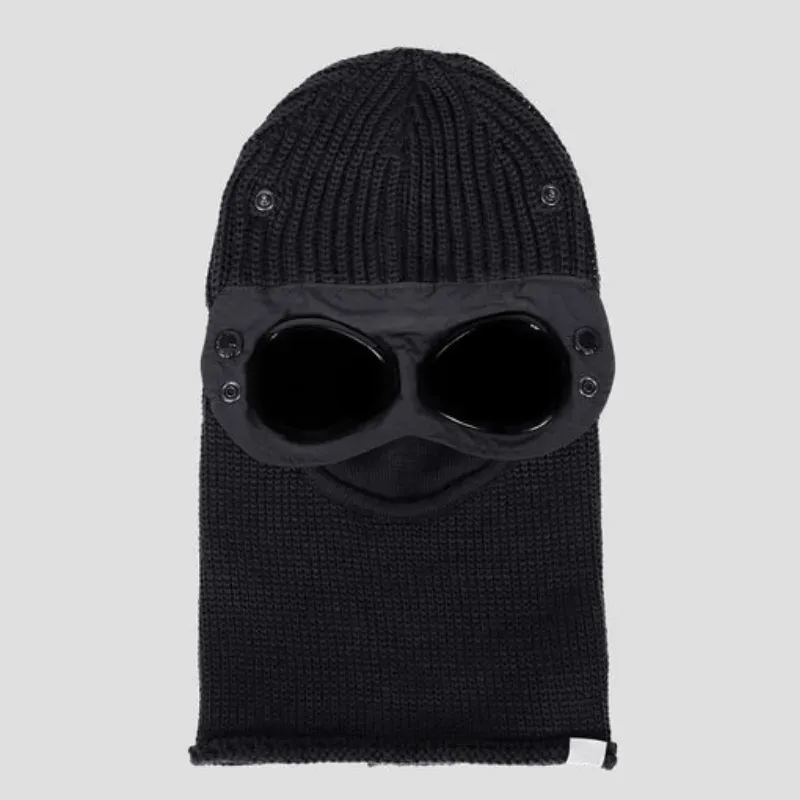 Caps Extra Fine Mérino Wool Goggle Balaclava bonnet de tricot