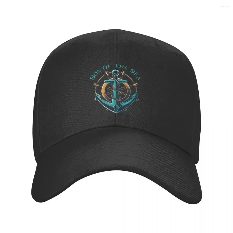 Casquettes de baseball Fils de la mer Casquette de baseball Hommes Femmes Respirant Nautique Marin Ancre Papa Chapeau Streetwear Snapback Chapeaux D'été