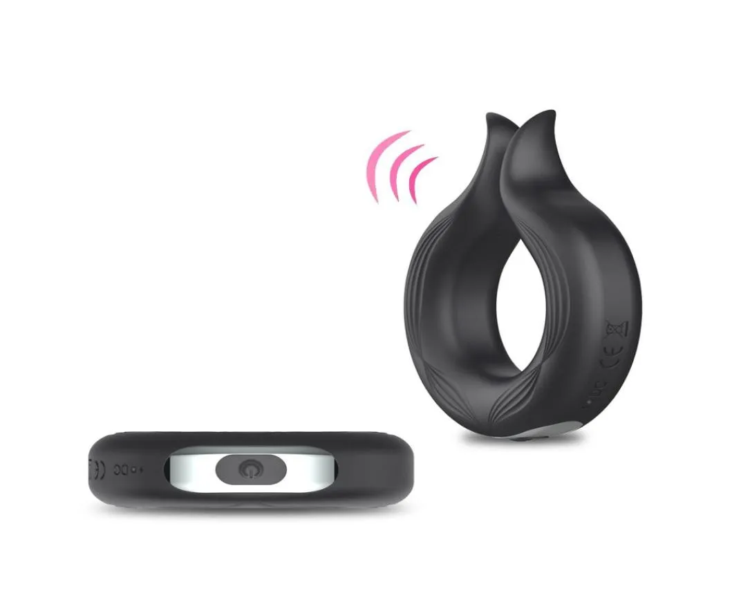 Pênis massagem silicone cockrings galo anéis vibratório pau anel brinquedos sexuais para homens mulheres clit braçadeira masculino masturbação adulto jogos pr6238555