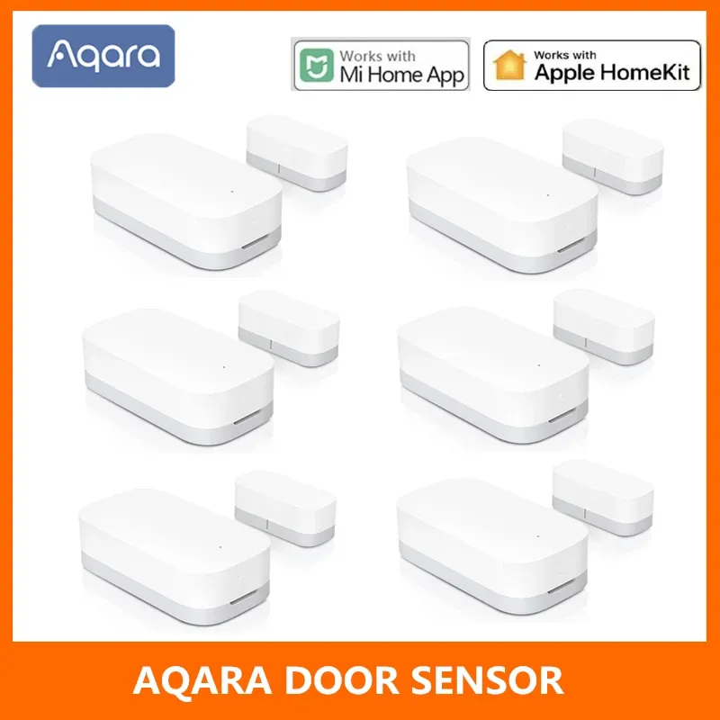 Controllo Aqara Door Worse Sensore Zigbee Wireless Connection Smart Mini Door Sensor Work with Xiaomi Mijia Smart Home Home App Control
